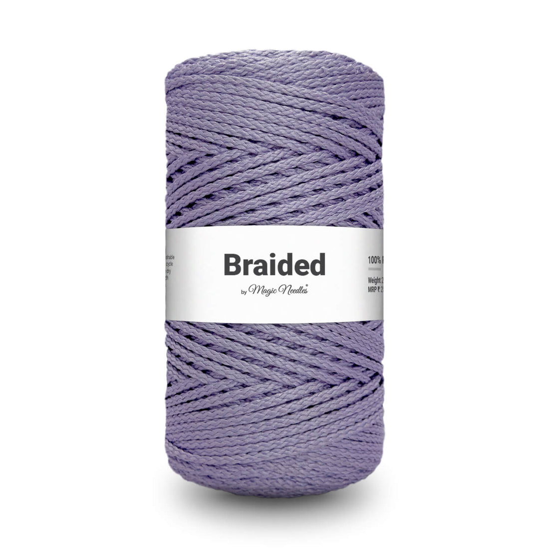 Braided Polyester Rope - Lavendar - 9