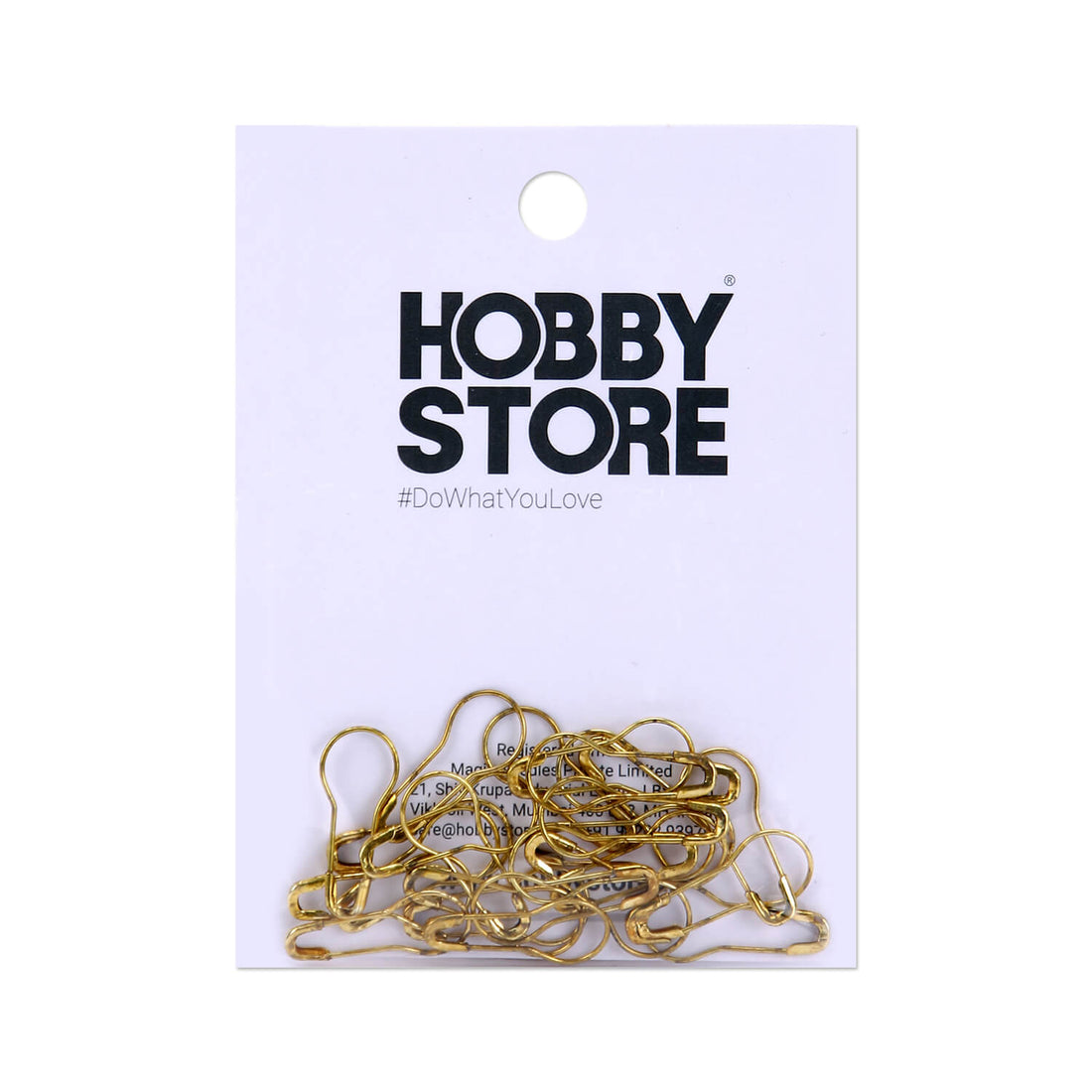 Brass Locking Stitch Markers by Hobby Store