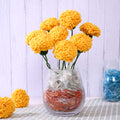 Charming Carnations - Handcrafted Crochet Flowers - Yellow