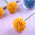 Charming Carnations - Handcrafted Crochet Flowers - Yellow