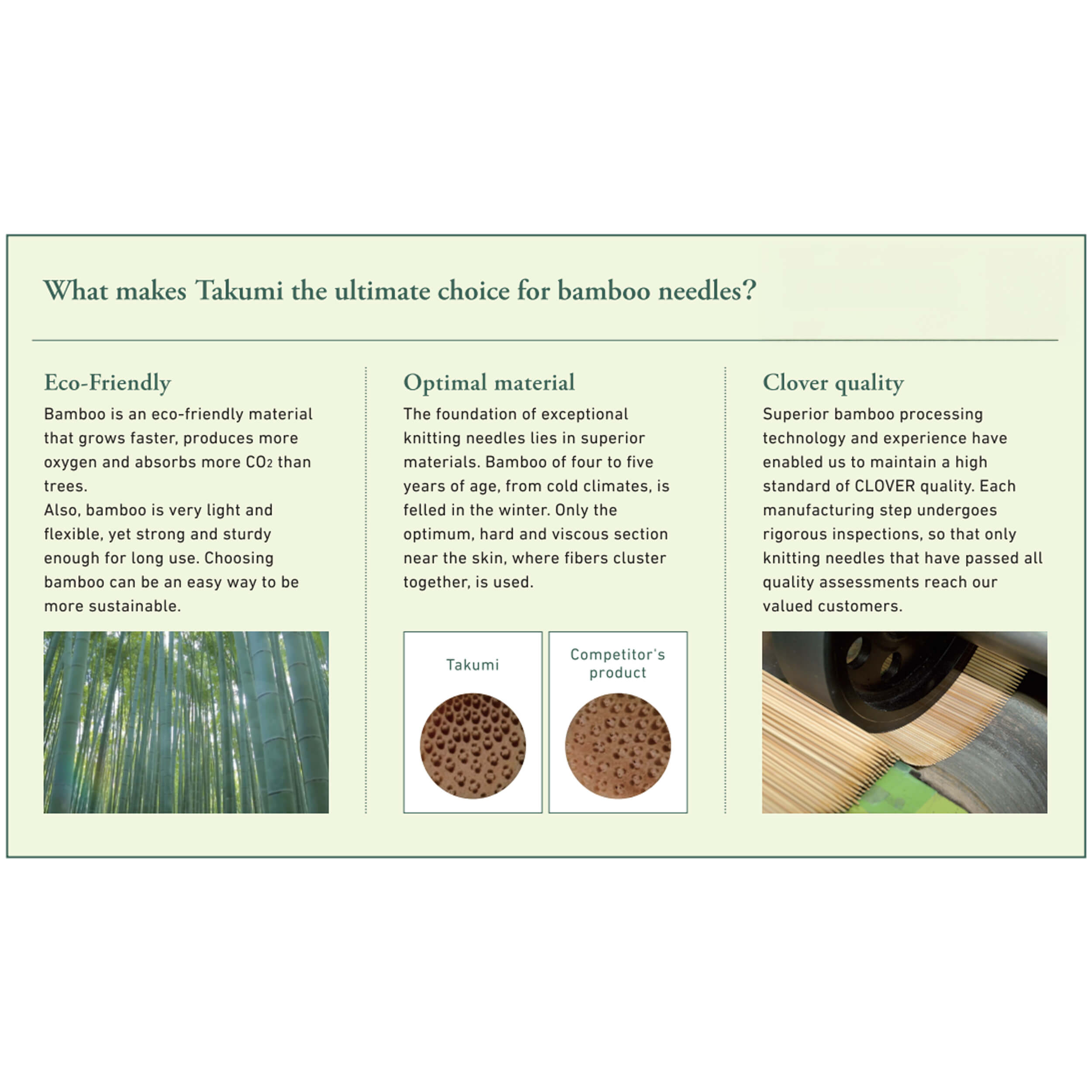 Circular Knitting Needles PRO Takumi by Clover