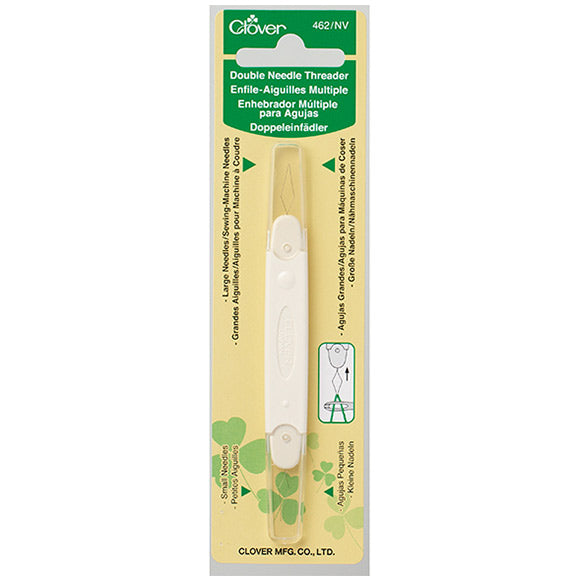 Clover Double Needle Threader - 462NV