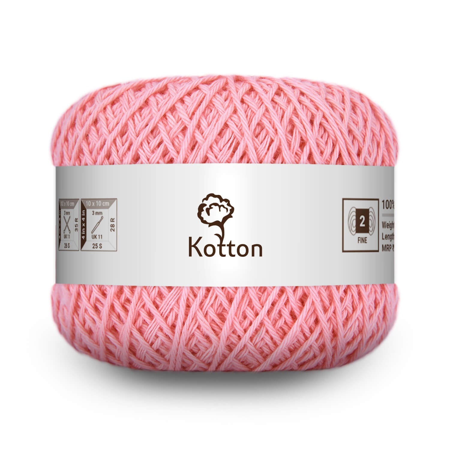 Cotton Yarn by Kotton - 4 ply - Barbie Pink 63