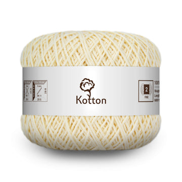 Cotton Yarn by Kotton - 4 ply - Cream 16