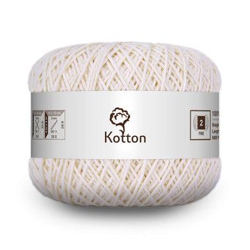 Cotton Yarn by Kotton - 4 ply - Cream 16L