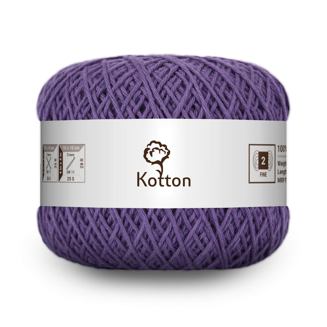 Cotton Yarn by Kotton - 4 ply - Dark Purple 30