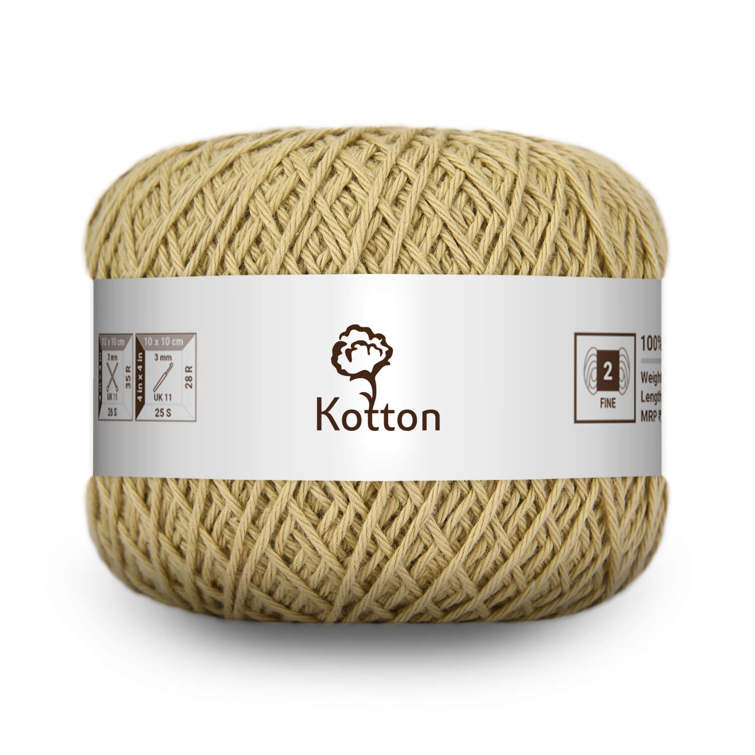 Cotton Yarn by Kotton - 4 ply - Khaki 07