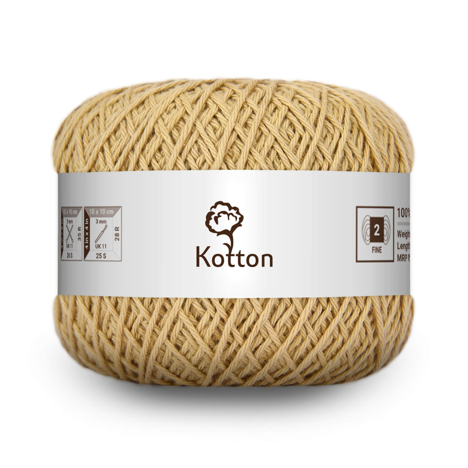 Cotton Yarn by Kotton - 4 ply - Khaki 07