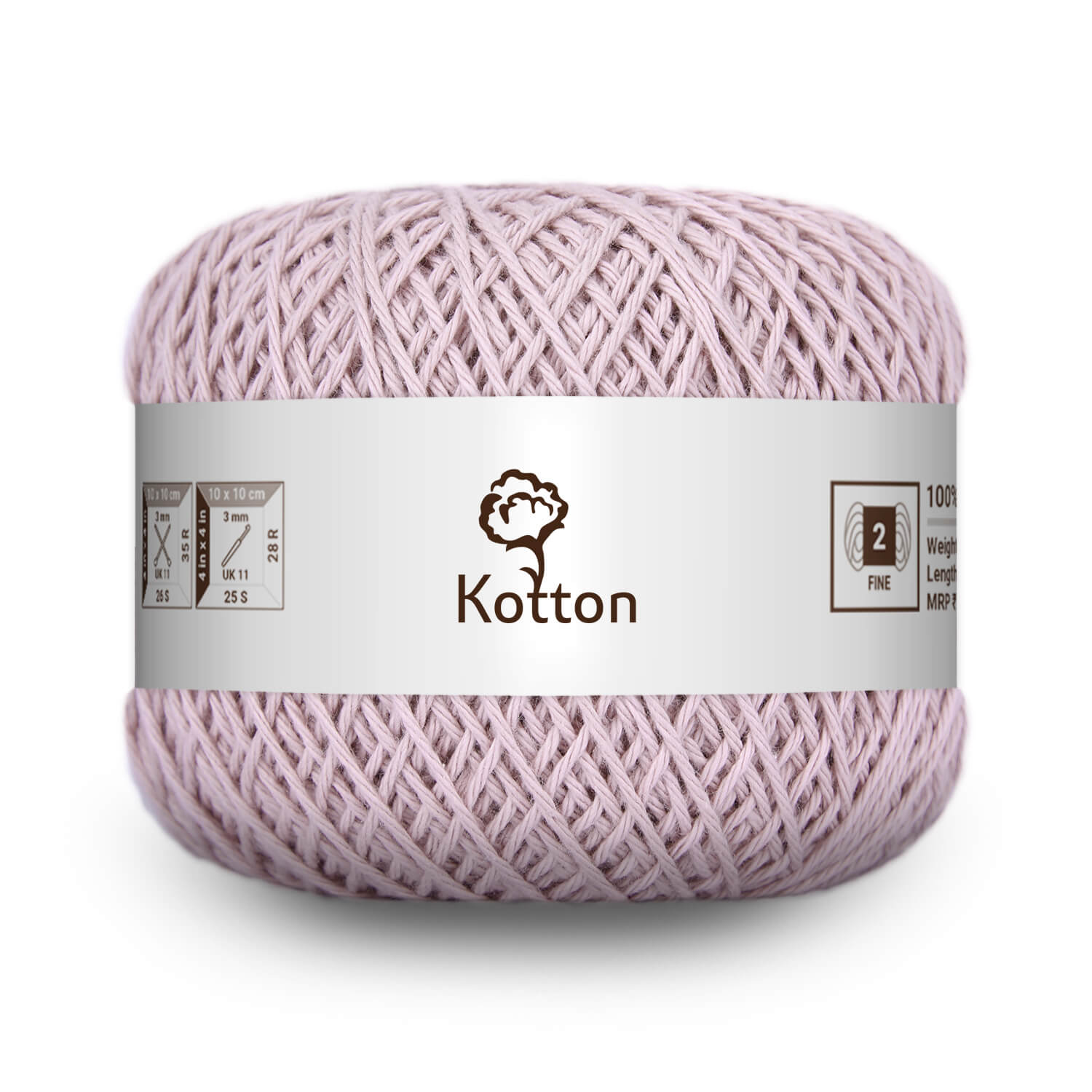 Cotton Yarn by Kotton - 4 ply - Lavendar 65