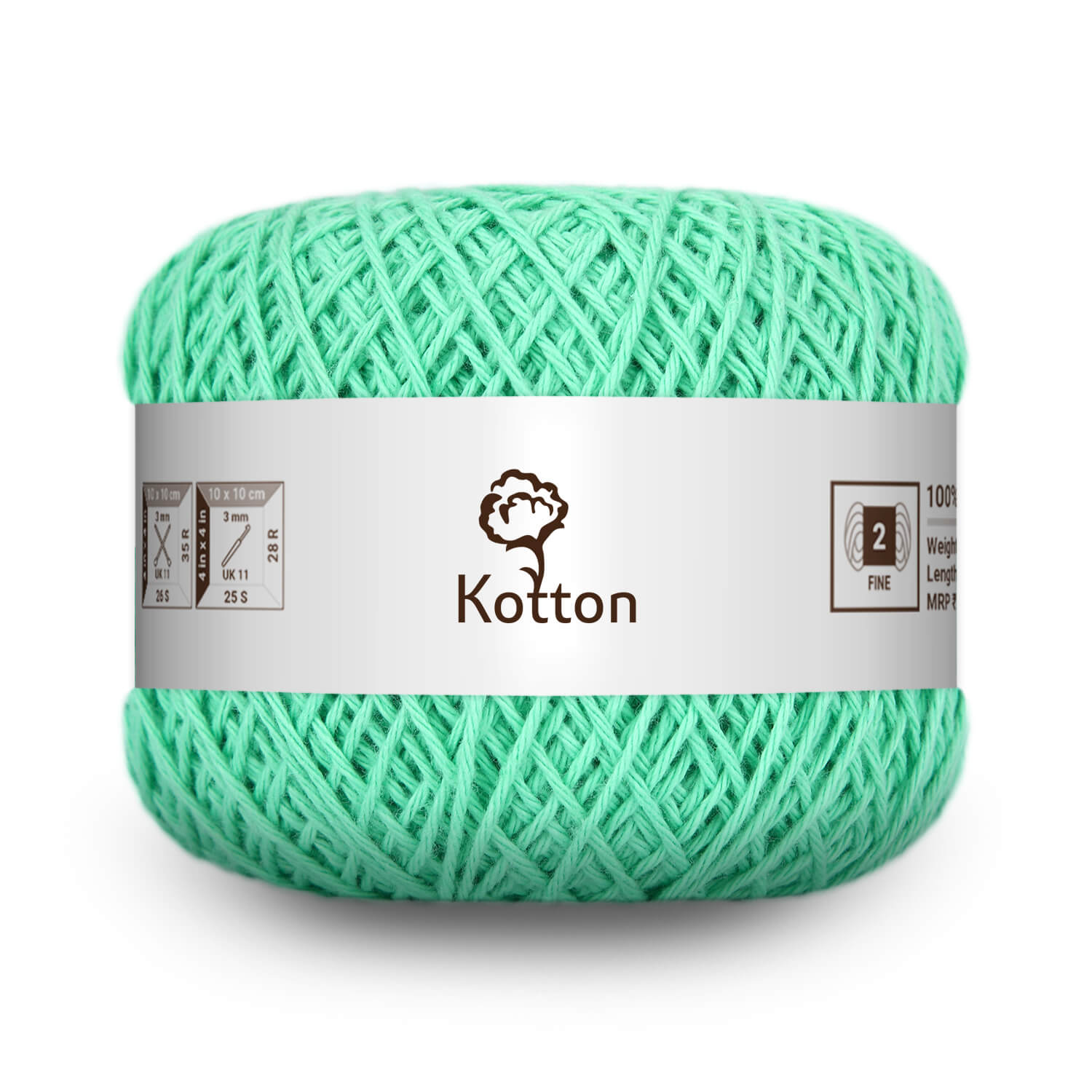 Cotton Yarn by Kotton - 4 ply - Light Green 26
