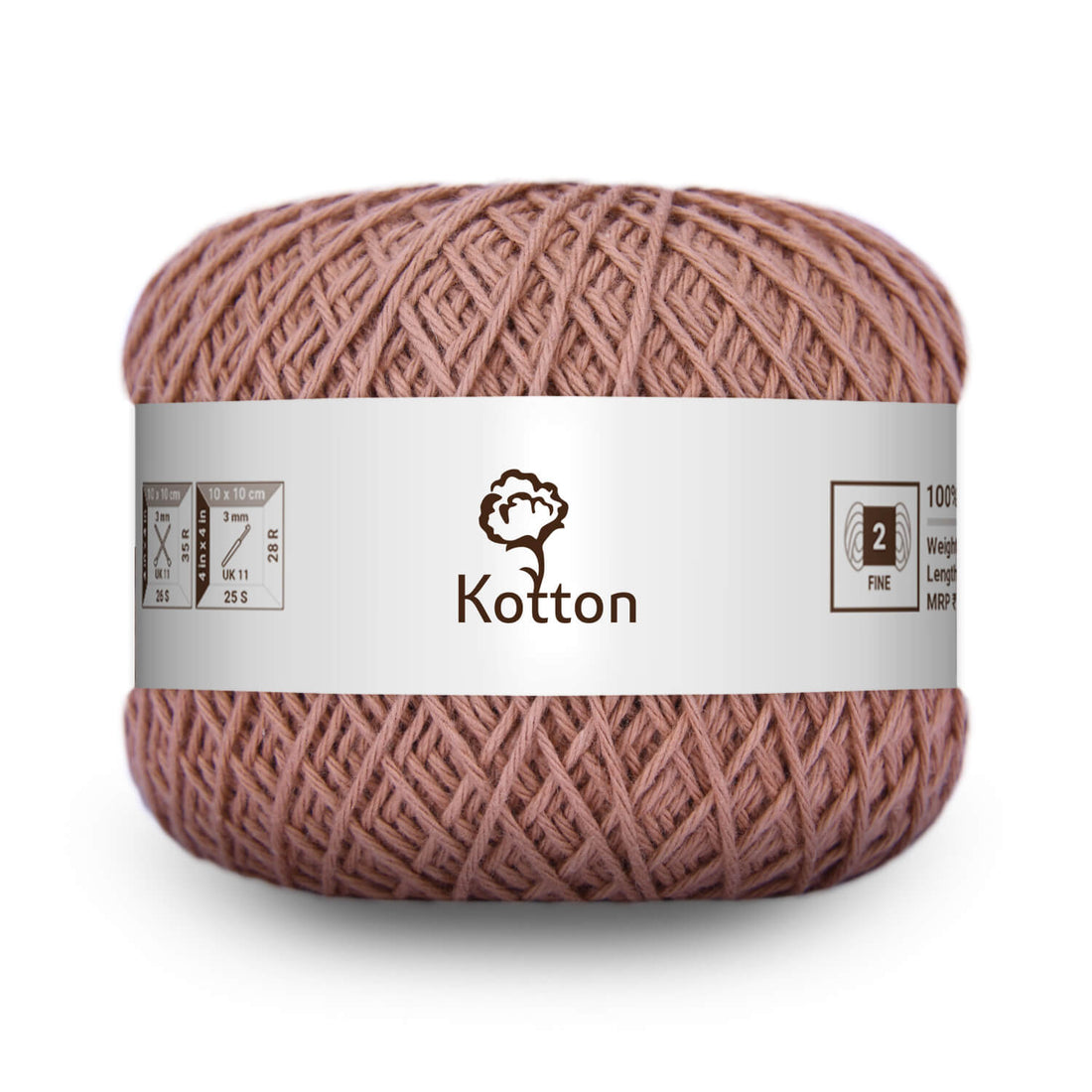 Cotton Yarn by Kotton - 4 ply - Mauve 53