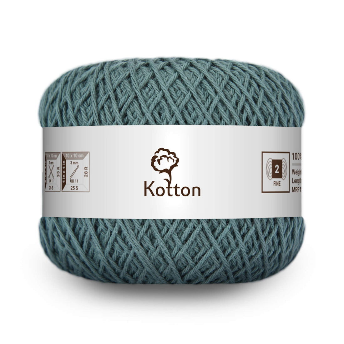 Cotton Yarn by Kotton - 4 ply - Military Green 33