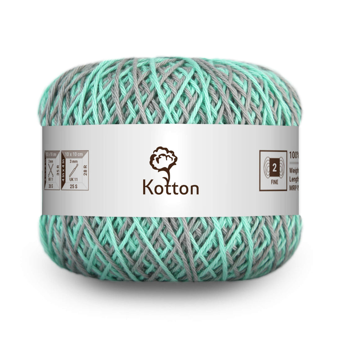 Cotton Yarn by Kotton - 4 ply - Multi Color 04