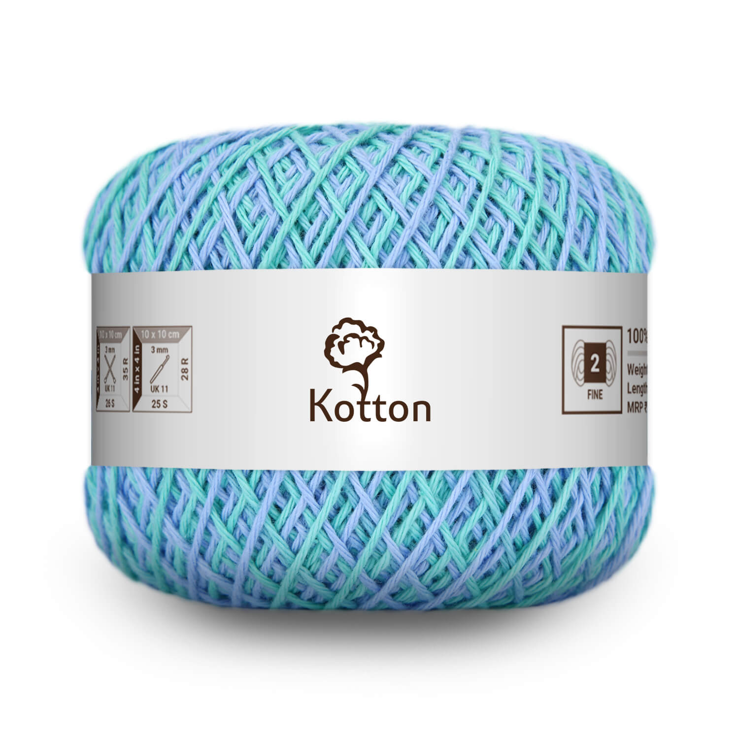 Cotton Yarn by Kotton - 4 ply - Multi Color 29