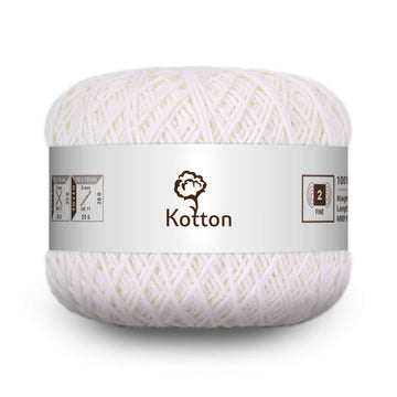 Cotton Yarn by Kotton - 4 ply - Off White 37