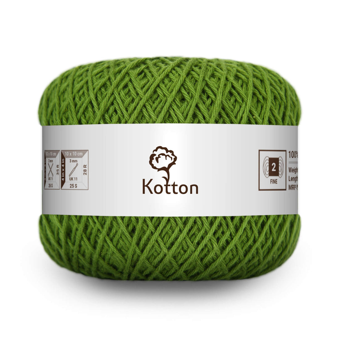 Cotton Yarn by Kotton - 4 ply - Olive Green 03