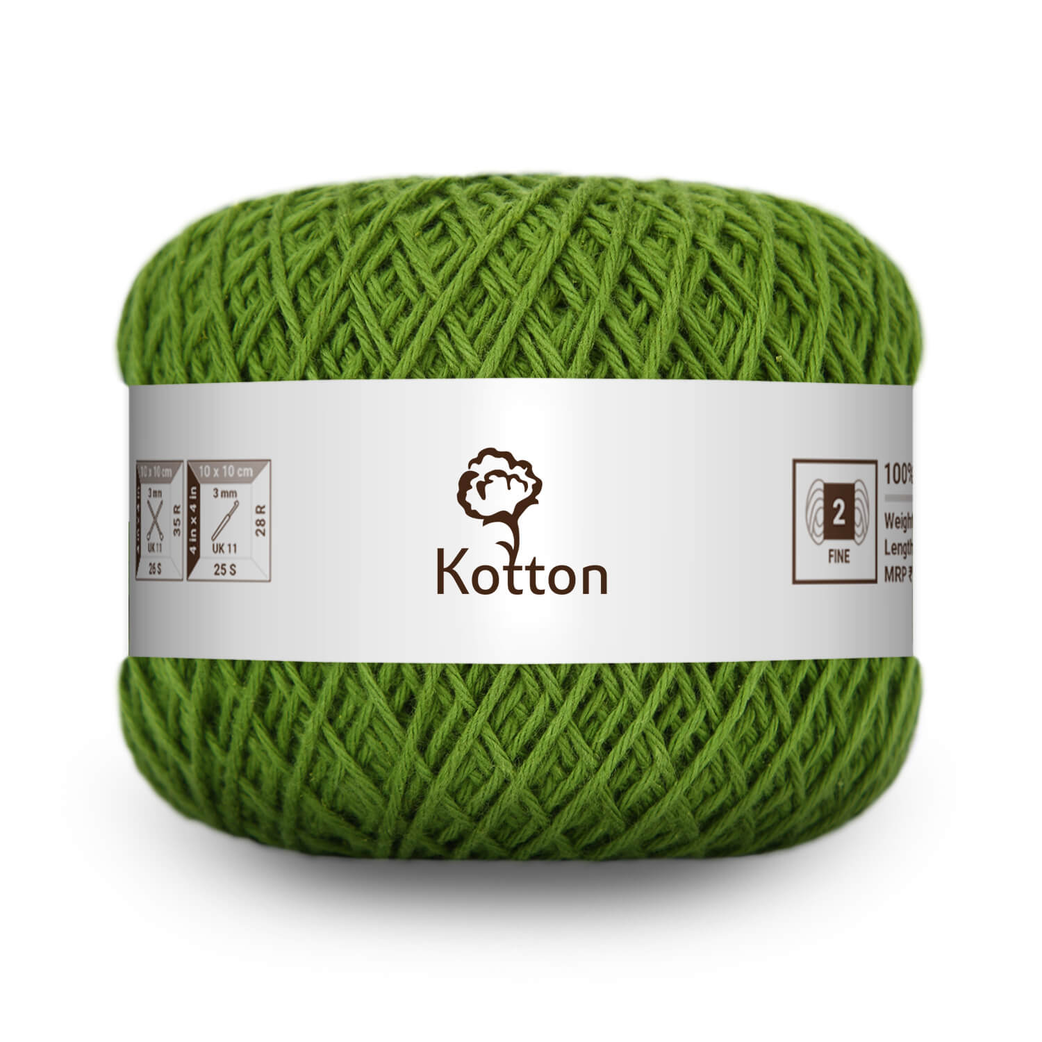Cotton Yarn by Kotton - 4 ply - Olive Green 03