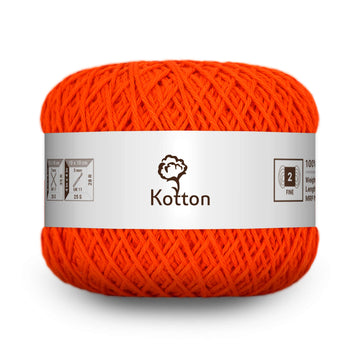 Cotton Yarn by Kotton - 4 ply - Orange 66