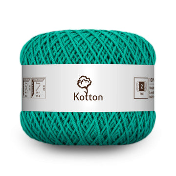 Cotton Yarn by Kotton - 4 ply - Peacock Green 59