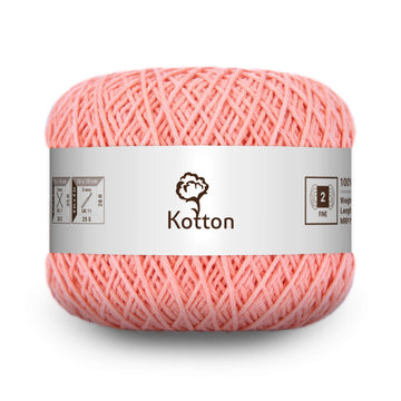 Cotton Yarn by Kotton - 4 ply - Pretty Peach 61