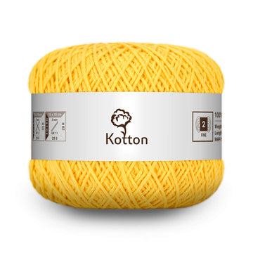 Cotton Yarn by Kotton - 4 ply - Yellow 04