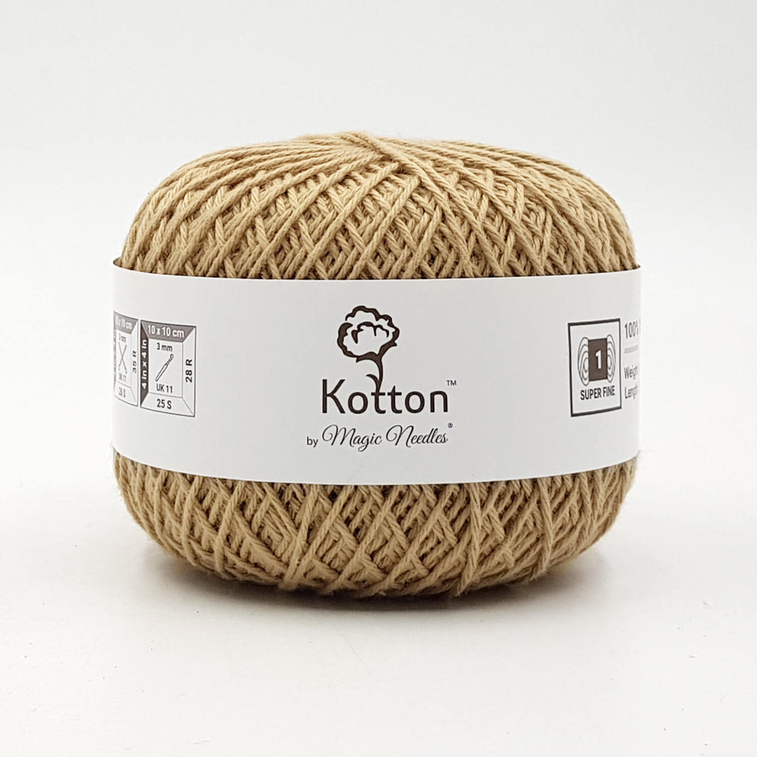 Cotton Yarn by Kotton - 4 ply - Khaki 07