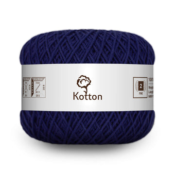 Cotton Yarn by Kotton - 4 ply - Navy Blue 18