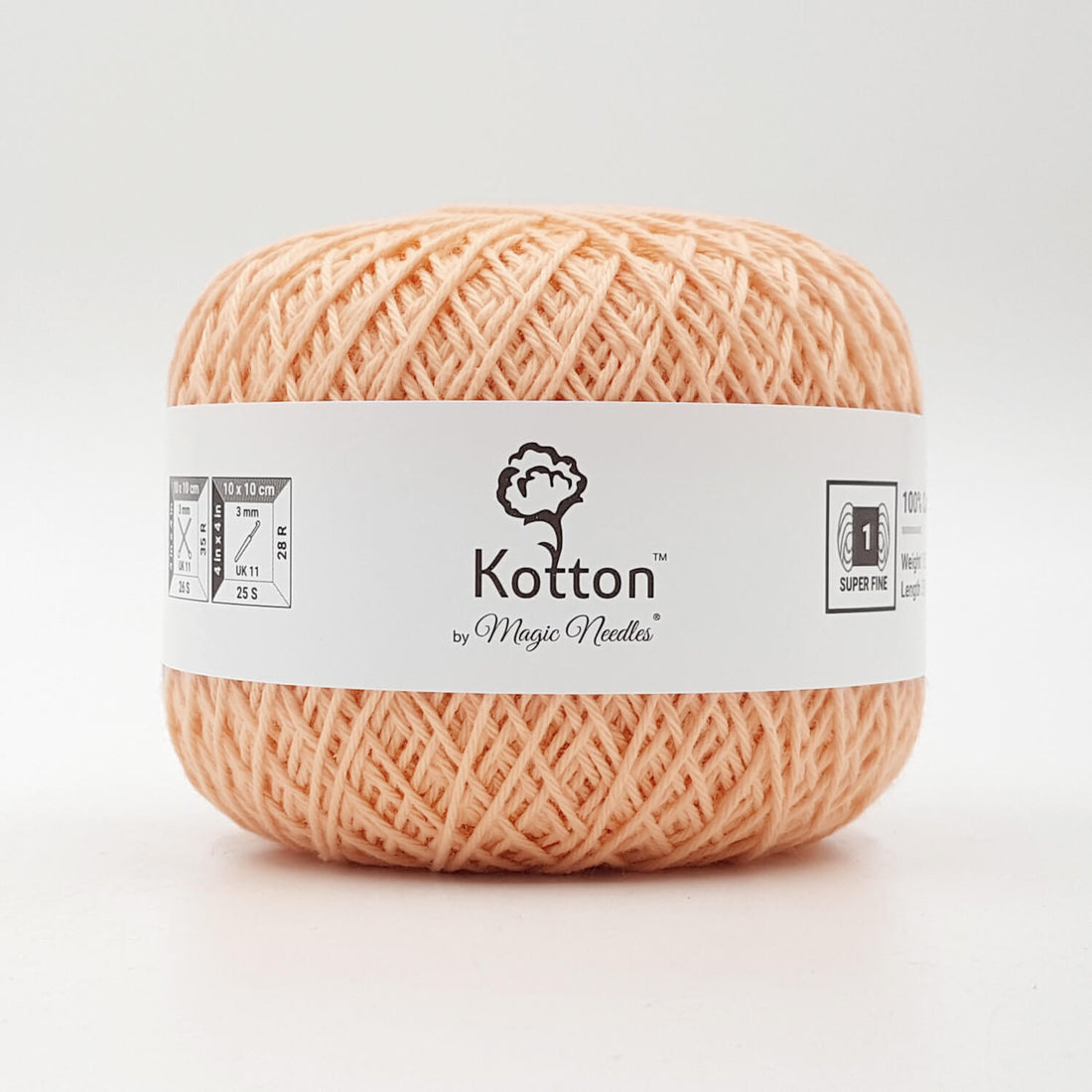 Kotton 4 ply Cotton Yarn 150 g - Light Peach 23
