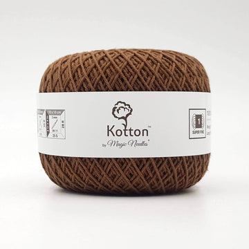 Cotton Yarn by Kotton - 4 ply - Mud Brown 39