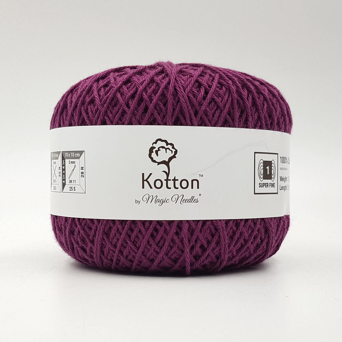 Cotton Yarn by Kotton - 4 ply - Wine 58