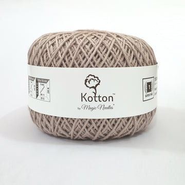 Kotton 4 ply Cotton Yarn 150 g - Light Brown 62