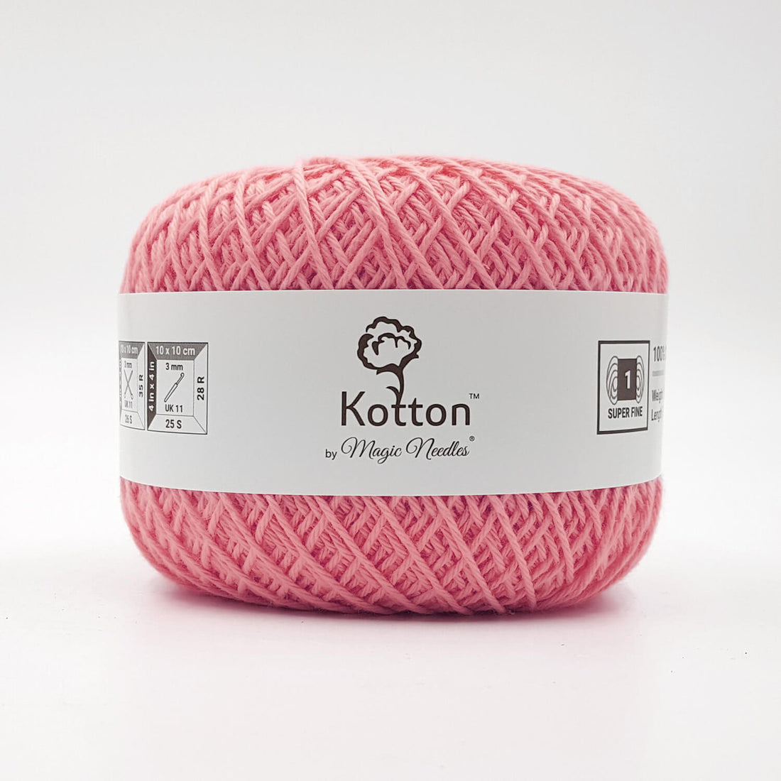 Kotton 4 ply Cotton Yarn 150 g - Barbie Pink 63