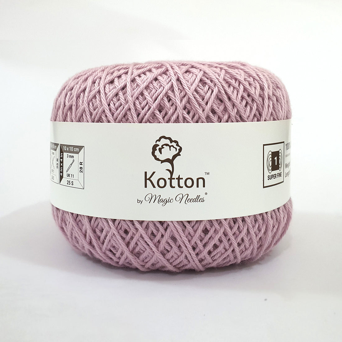 Kotton 4 ply Cotton Yarn 150 g - Lavendar 65
