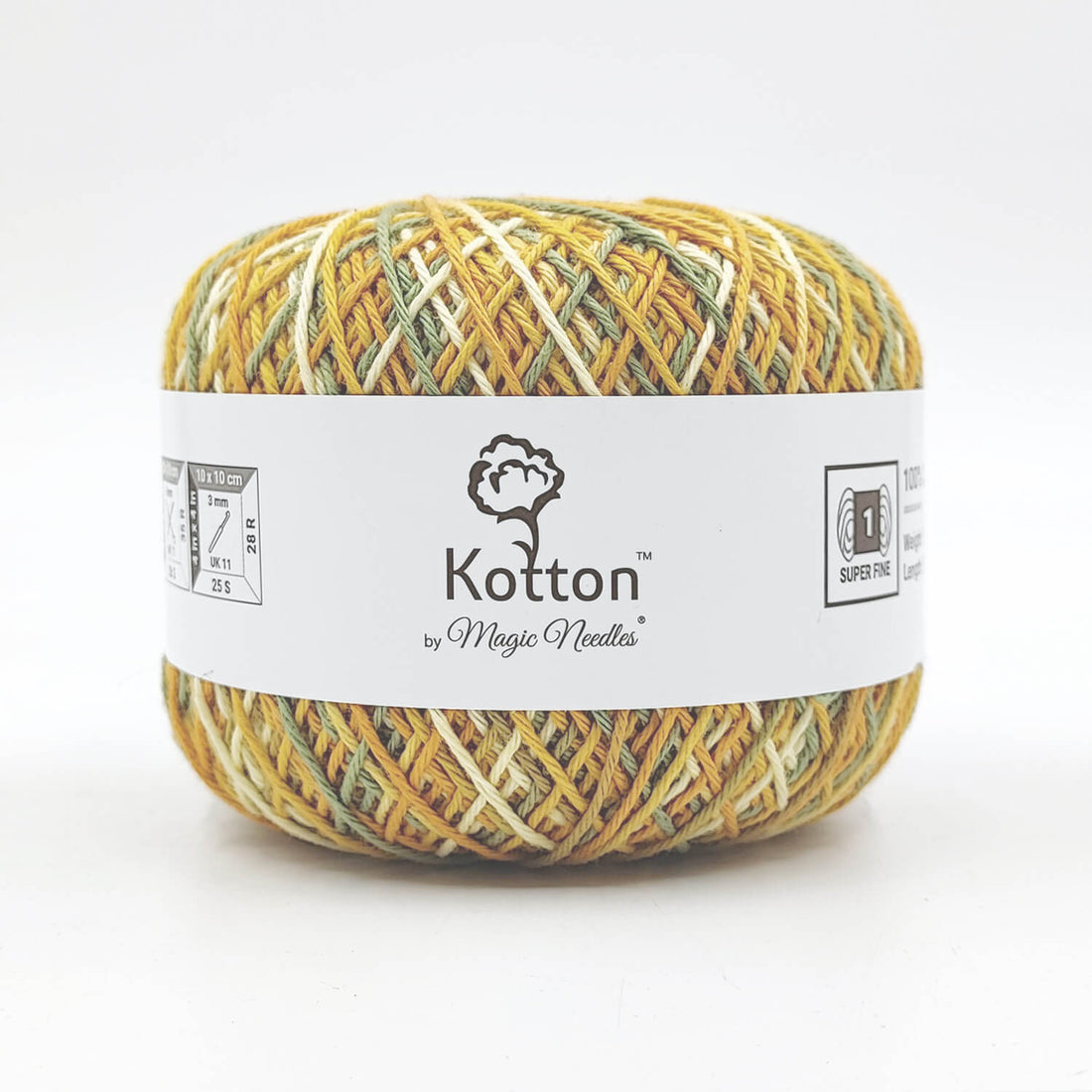 Cotton Yarn by Kotton - 4 ply - Multi Color 32