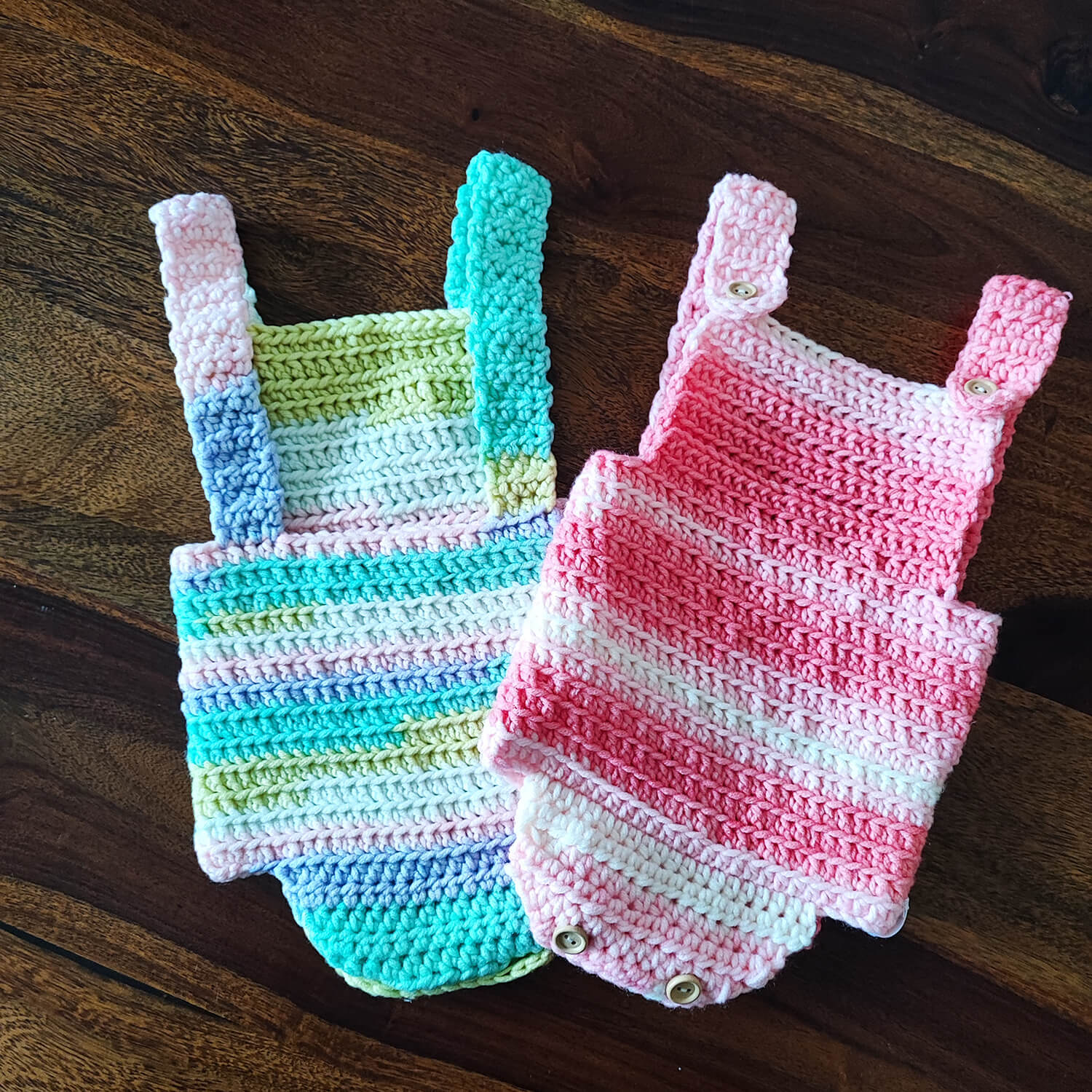 Crochet Baby Romper Set Pattern