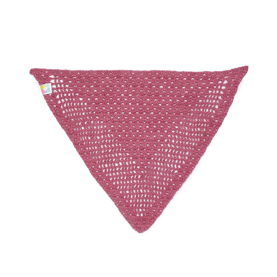 Crochet Bandanna - Mauve 3237