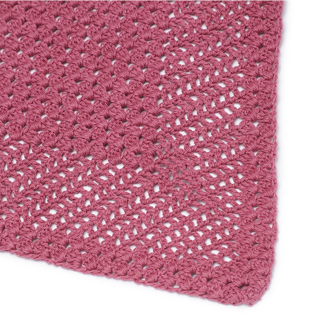 Crochet Bandanna - Mauve 3237