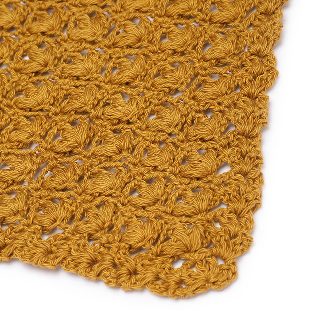 Crochet Bandanna - Gold 3238