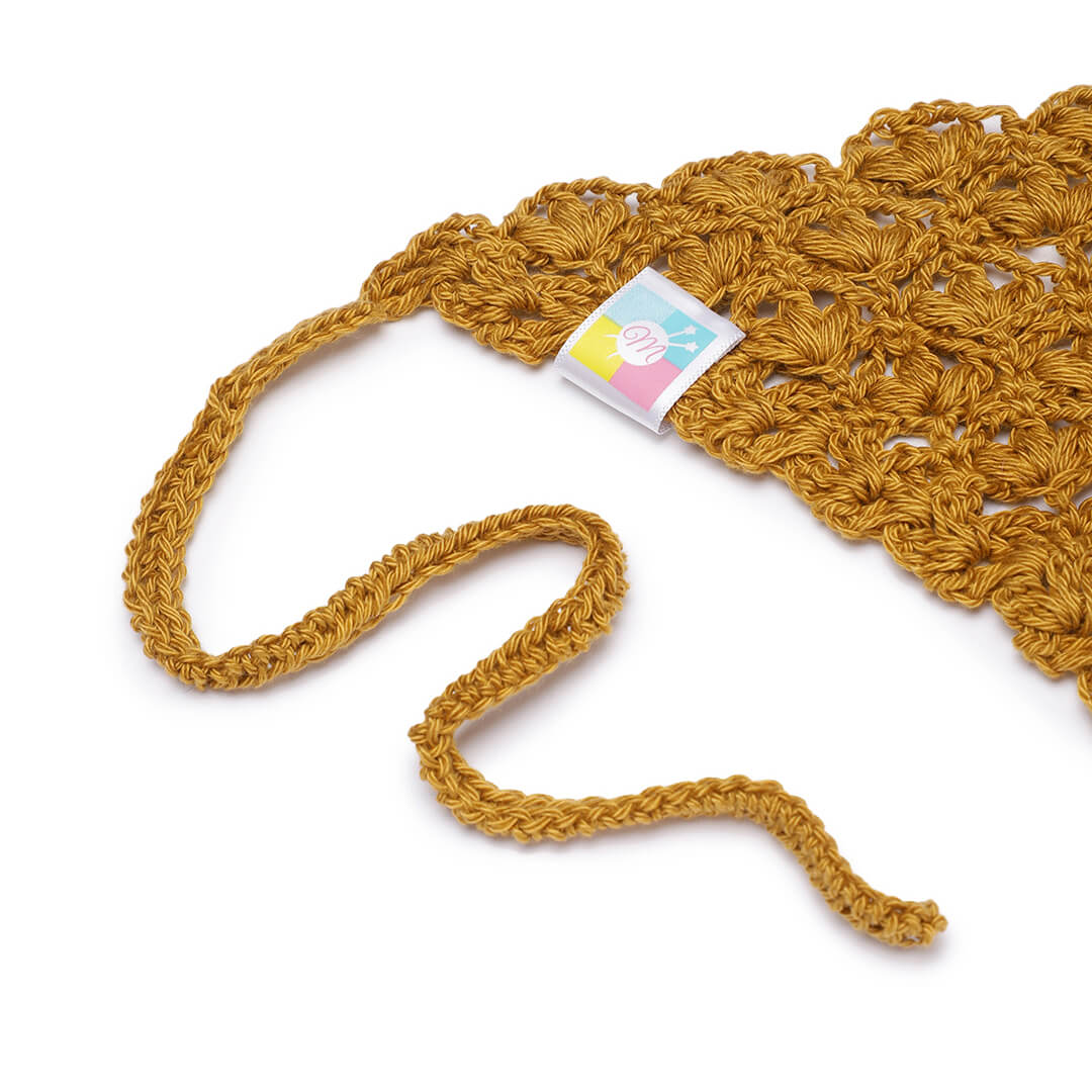 Crochet Bandanna - Gold 3238