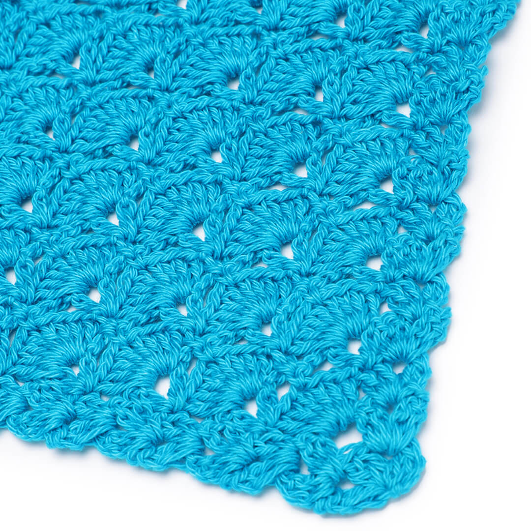 Crochet Bandanna - Blue 3252