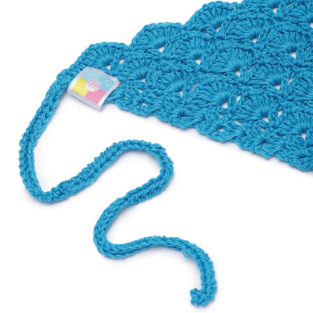 Crochet Bandanna - Blue 3252