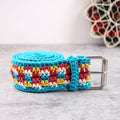 Handcrafted Crochet Belt with Adjustable Buckle