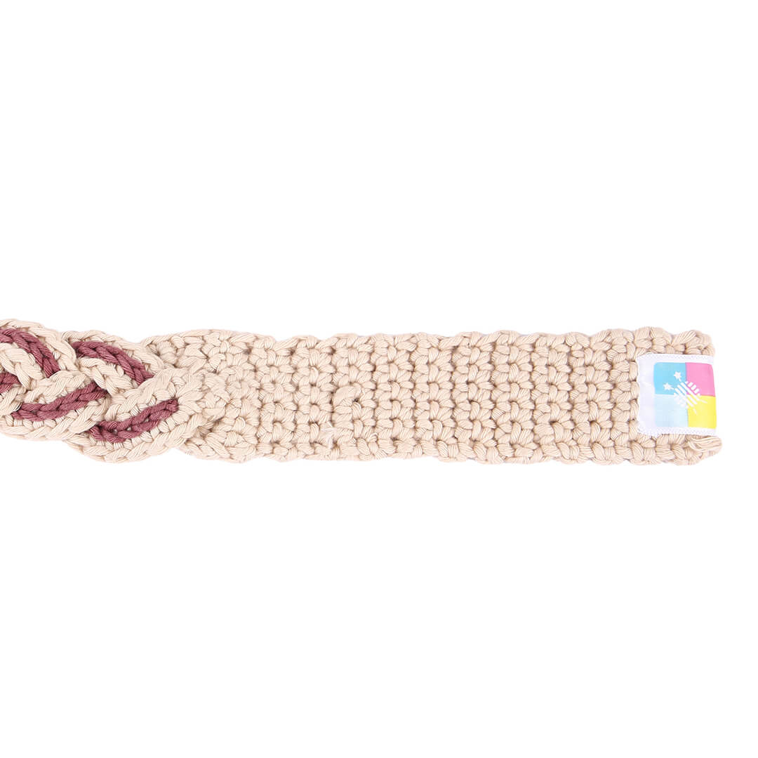 Crochet Belt with Adjustable Buckle - 10353