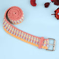 Handcrafted Crochet Belt with Adjustable Buckle