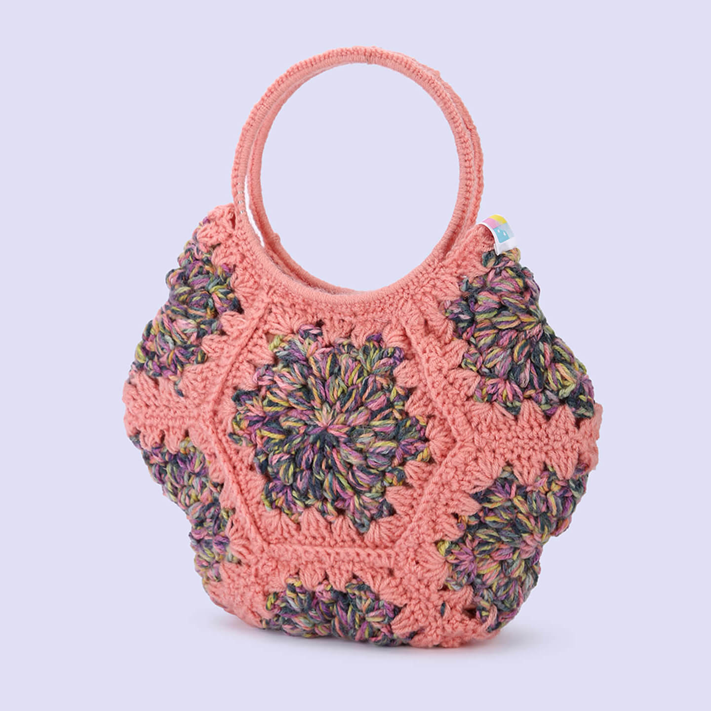 Cute Handmade Hexagon Bags - Peach - 10375