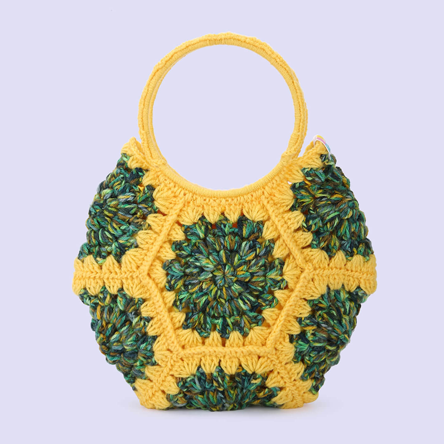 Cute Handmade Hexagon Bags - Yellow - 10376