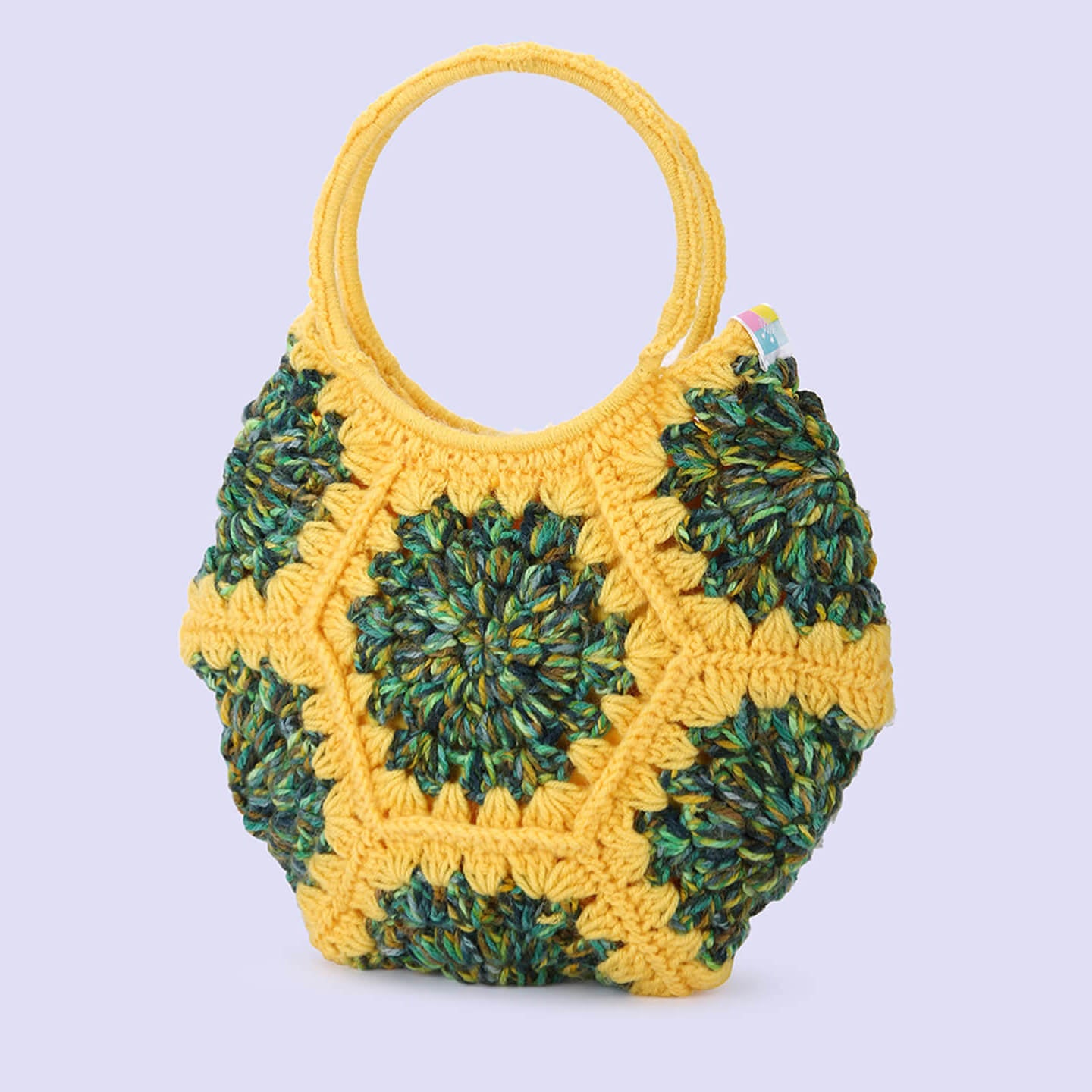 Cute Handmade Hexagon Bags - Yellow - 10376