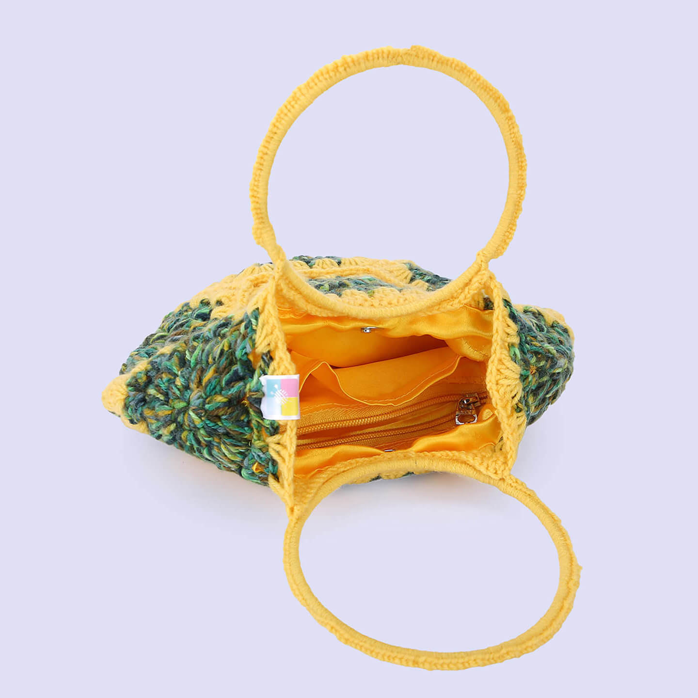Cute Handmade Hexagon Bags - Yellow - 10376
