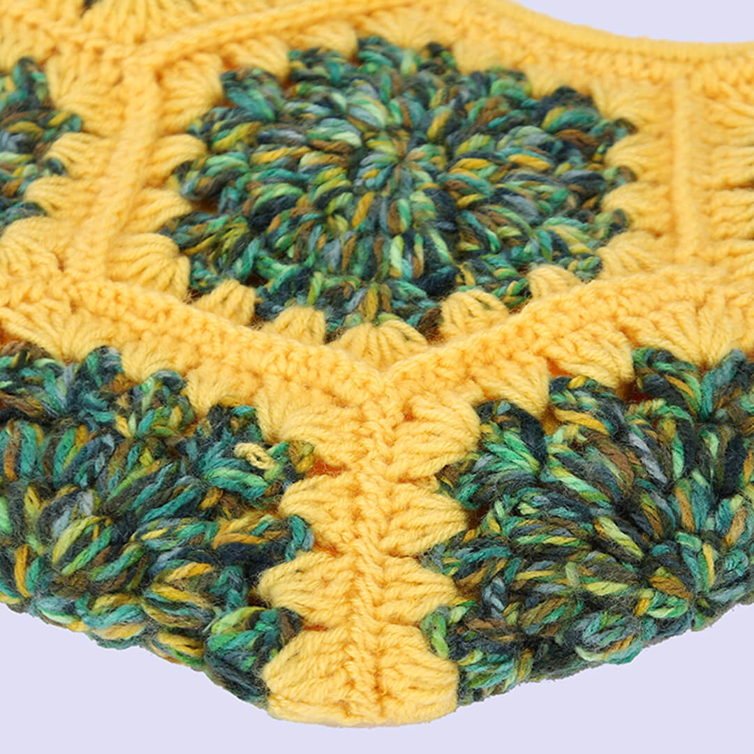 Cute Handmade Hexagon Bags - Yellow - 10376