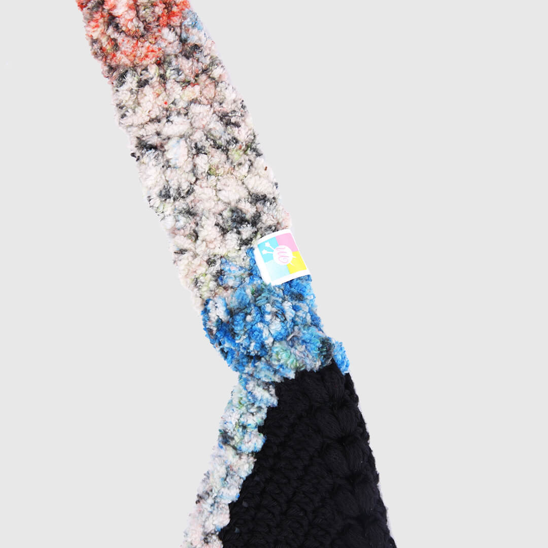 Checkered handbag - Black 3147